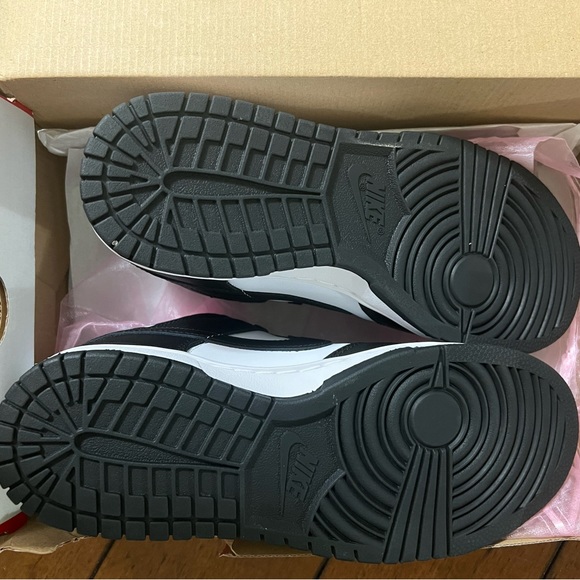 NEW NEVER WORN Panda Dunks made custom with Swarovski crystals in Nike swoosh. - Picture 7 of 7